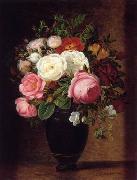 unknow artist Floral, beautiful classical still life of flowers.039 oil painting reproduction